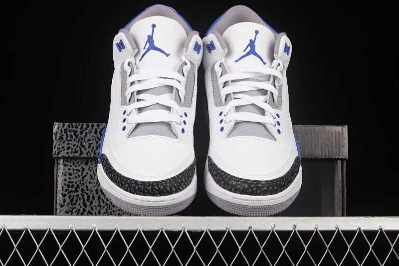 All categories Air Jordan Jordan series basketball shoes Air Jordan 3 foreign trade version Air Jordan 3 "Racer Blue" AJ3 Joe 3 Racing Blue CT8532-145